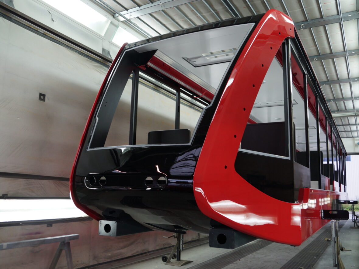 Lackierung Standseilbahn Vadistanbul