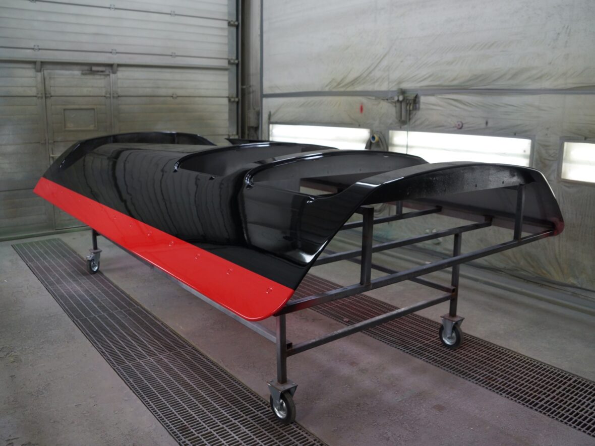 Lackierung für Bahn