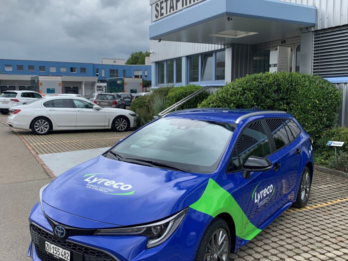 Flottenbeschriftung Lyreco