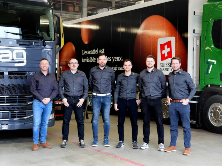 v.l.n.r: René Meier, Thomas Hügli, René Schmitt, Hanspeter Michel, Michael Reinhard, Michael Späti